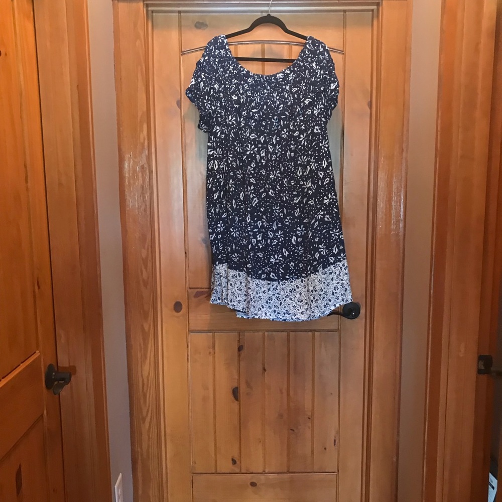 Knee Length off the shoulder Lane Bryant Dress